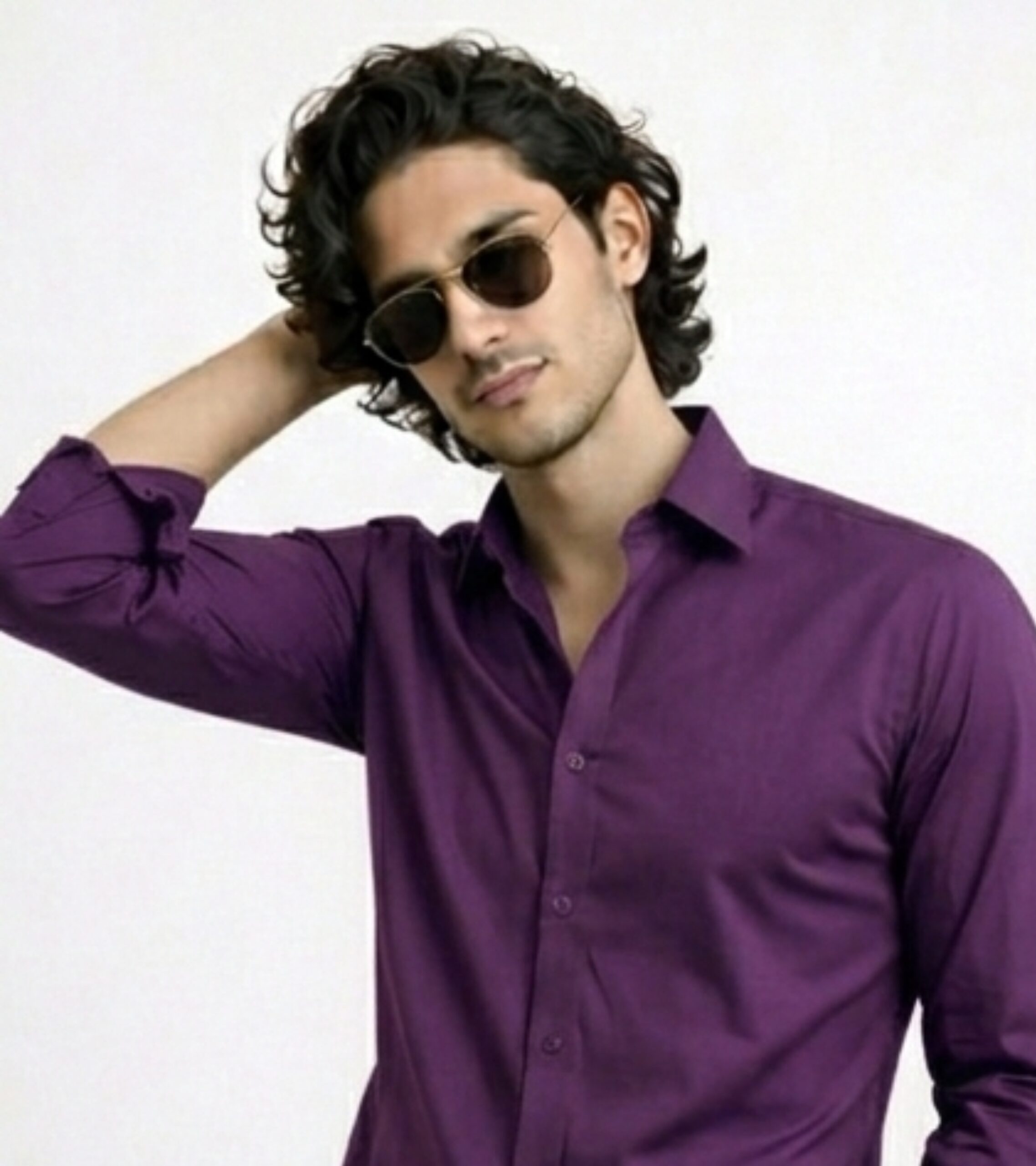Purple Premium Shine Formal Shirt
