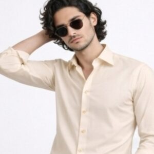 Beige Premium Shine Formal Shirt