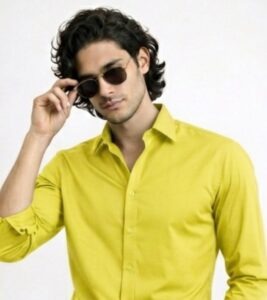 Premium Lime Yellow Formal Shirt
