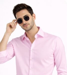 Pink Premium Formal Shine Shirt