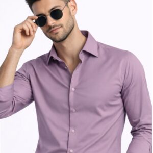 Premium Shine Formal Shirt Mauve