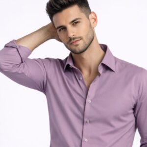 Premium Shine Formal Shirt Mauve