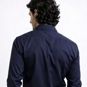 Navy Blue Premium Formal Shirt
