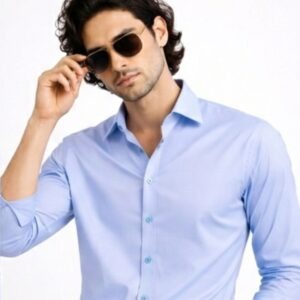 Sky Blue Premium Formal Shirt